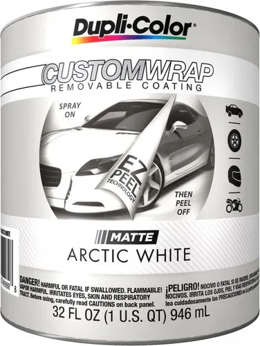 CWBQ798 – VHT Paint, Removable Coating Matte Arctic White Can 1 Quart